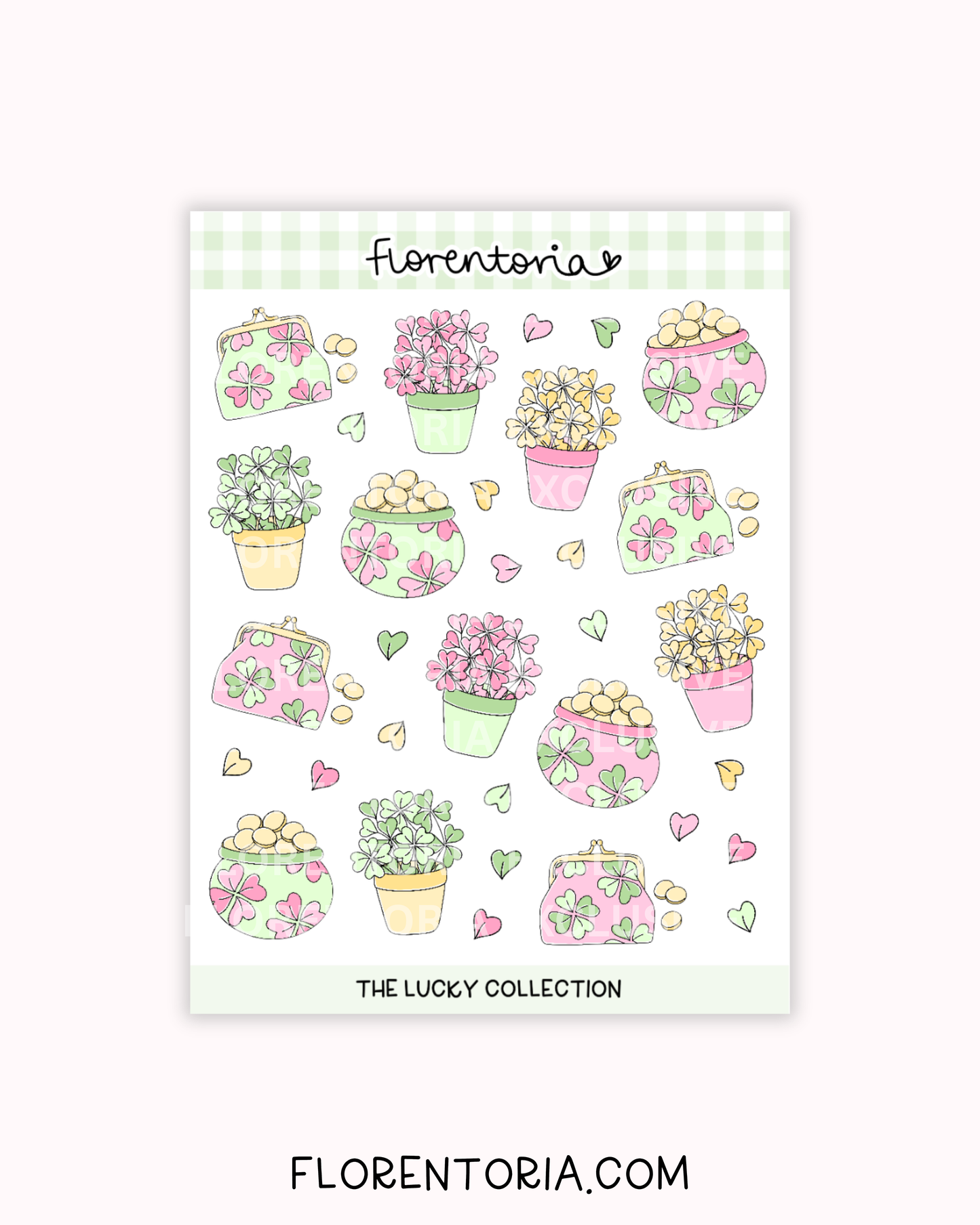 Lucky Sticker Sheet