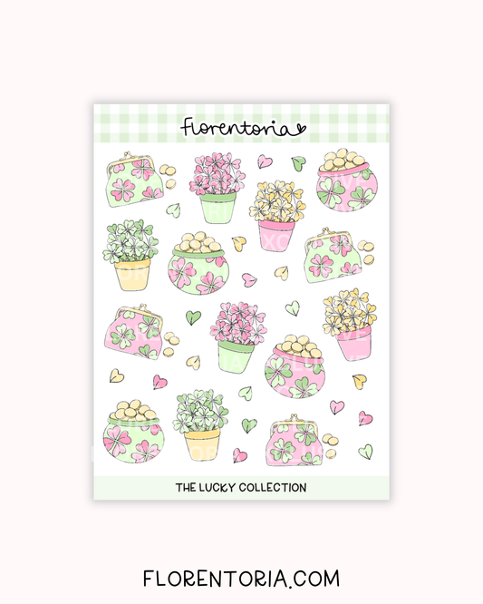 Lucky Sticker Sheet