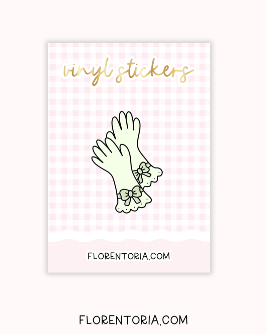Spring Cleaning Vinyl Sticker