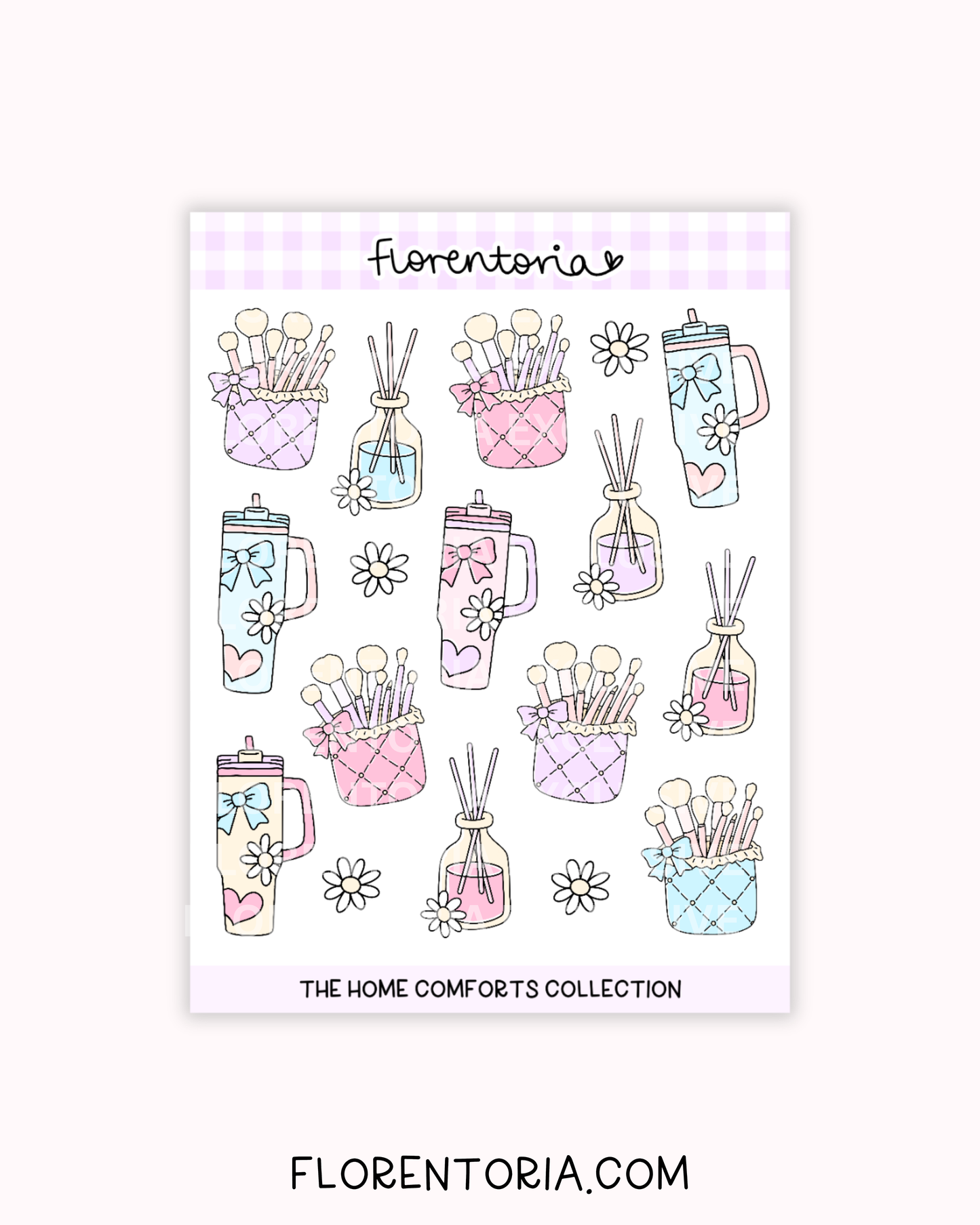 Home Comforts Sticker Sheet