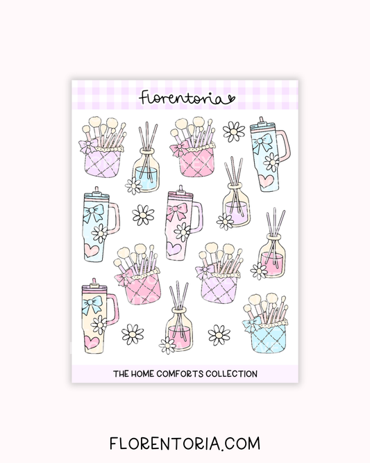 Home Comforts Sticker Sheet