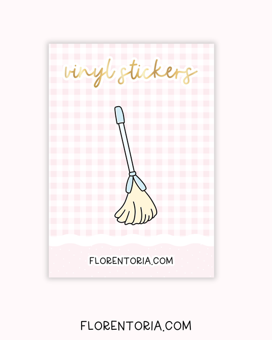 Spring Cleaning Vinyl Sticker