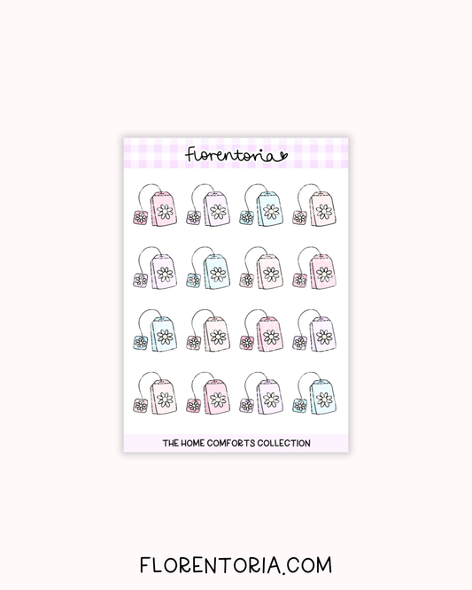 Home Comforts Sticker Sheet