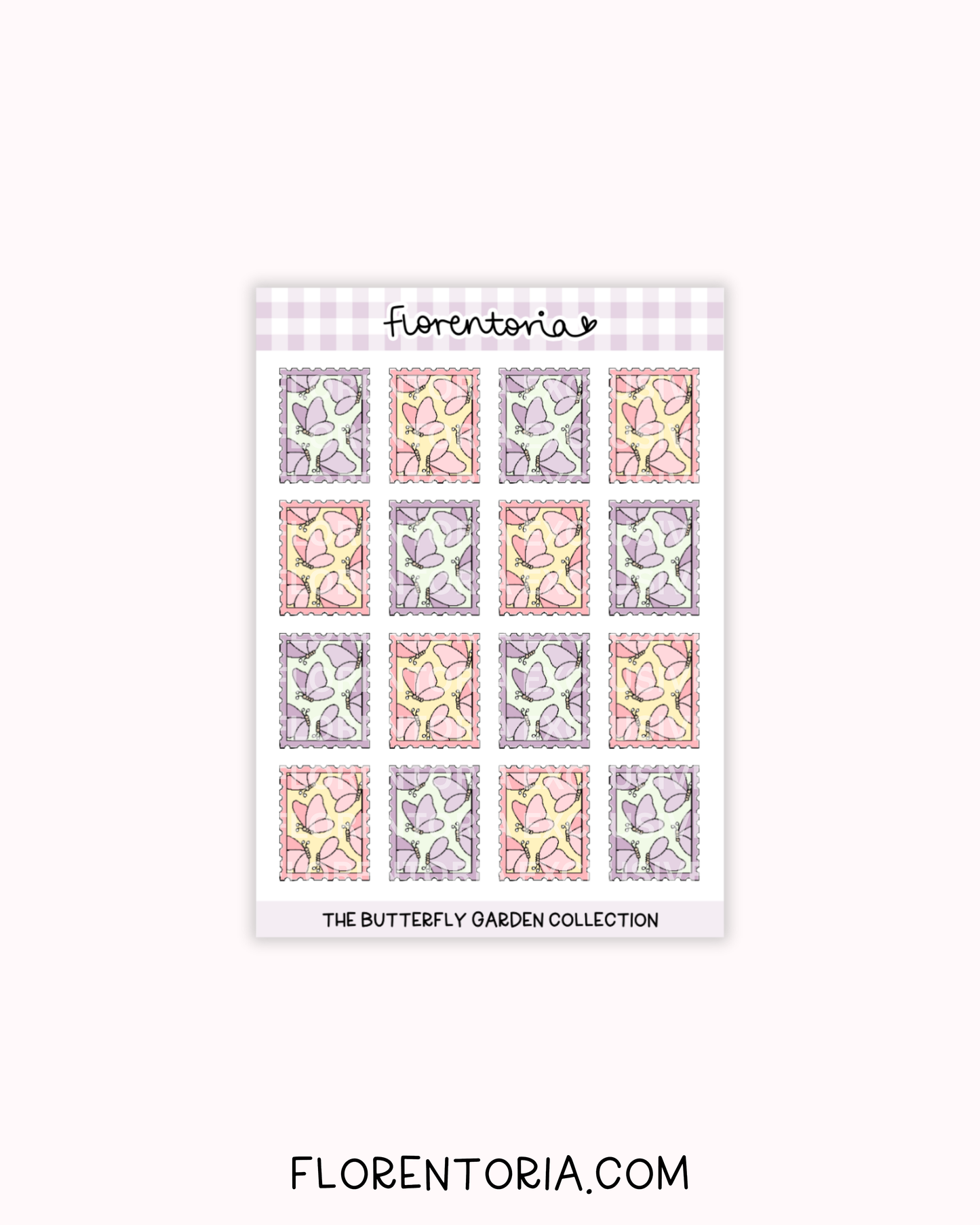 Butterfly Garden Sticker Sheet