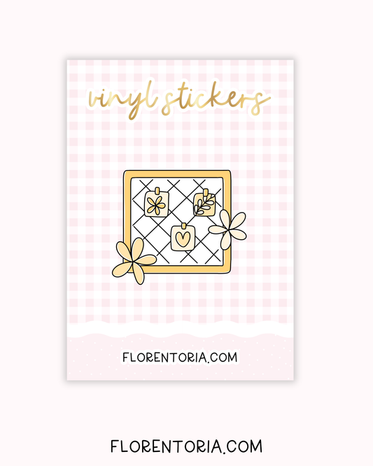 Pastel Plans Vinyl Sticker