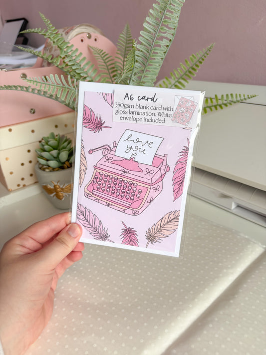 Coquette Greeting Card