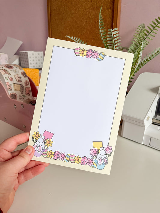 Spring Bunnies Notepad
