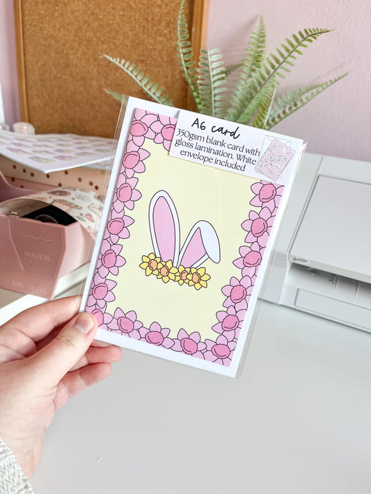 Spring Bunnies Greeting Card