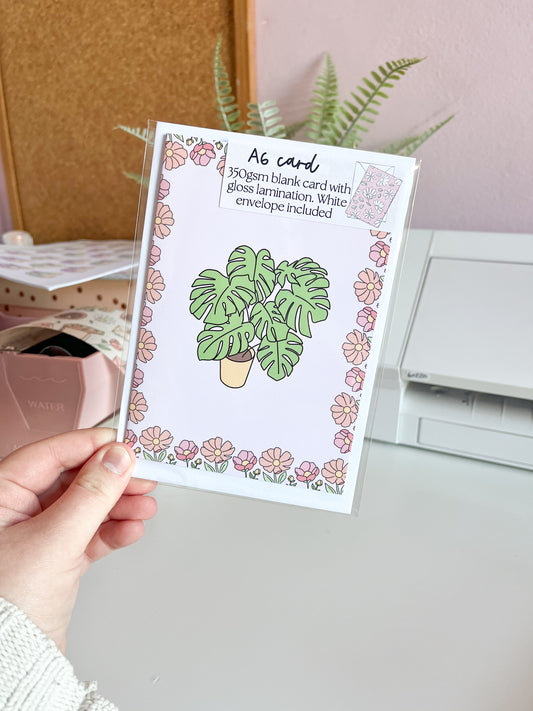 Flower Market Greeting Card