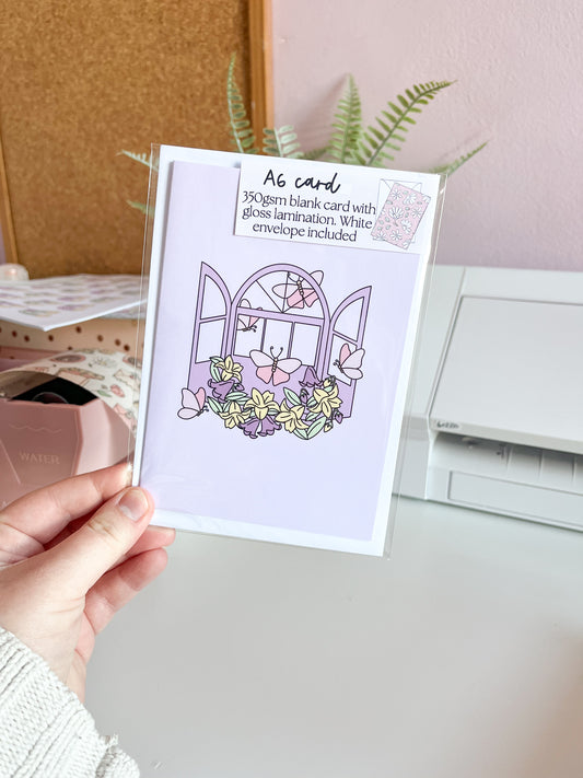 Butterfly Garden Greeting Card