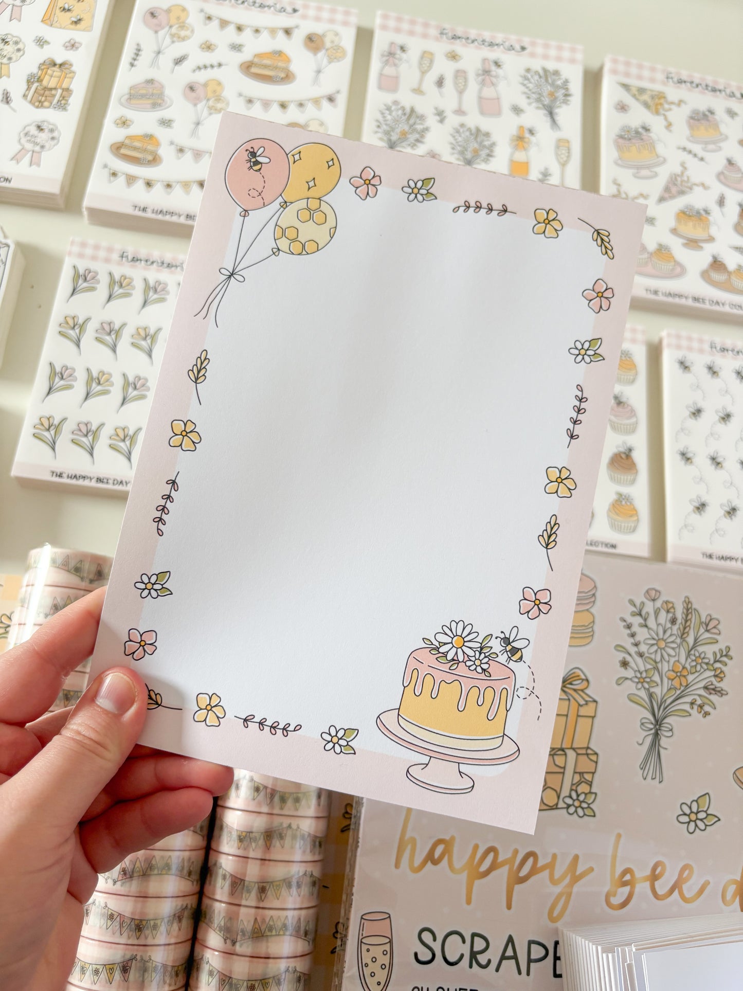 Happy Bee Day Notepad