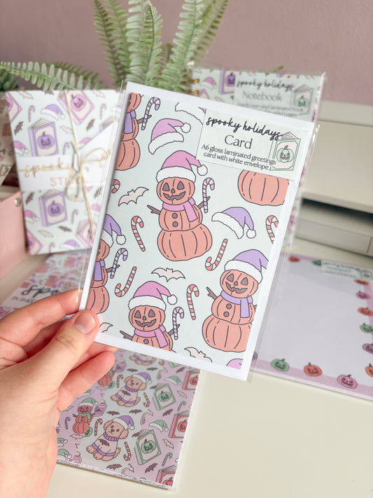 Spooky Holidays Greeting Card