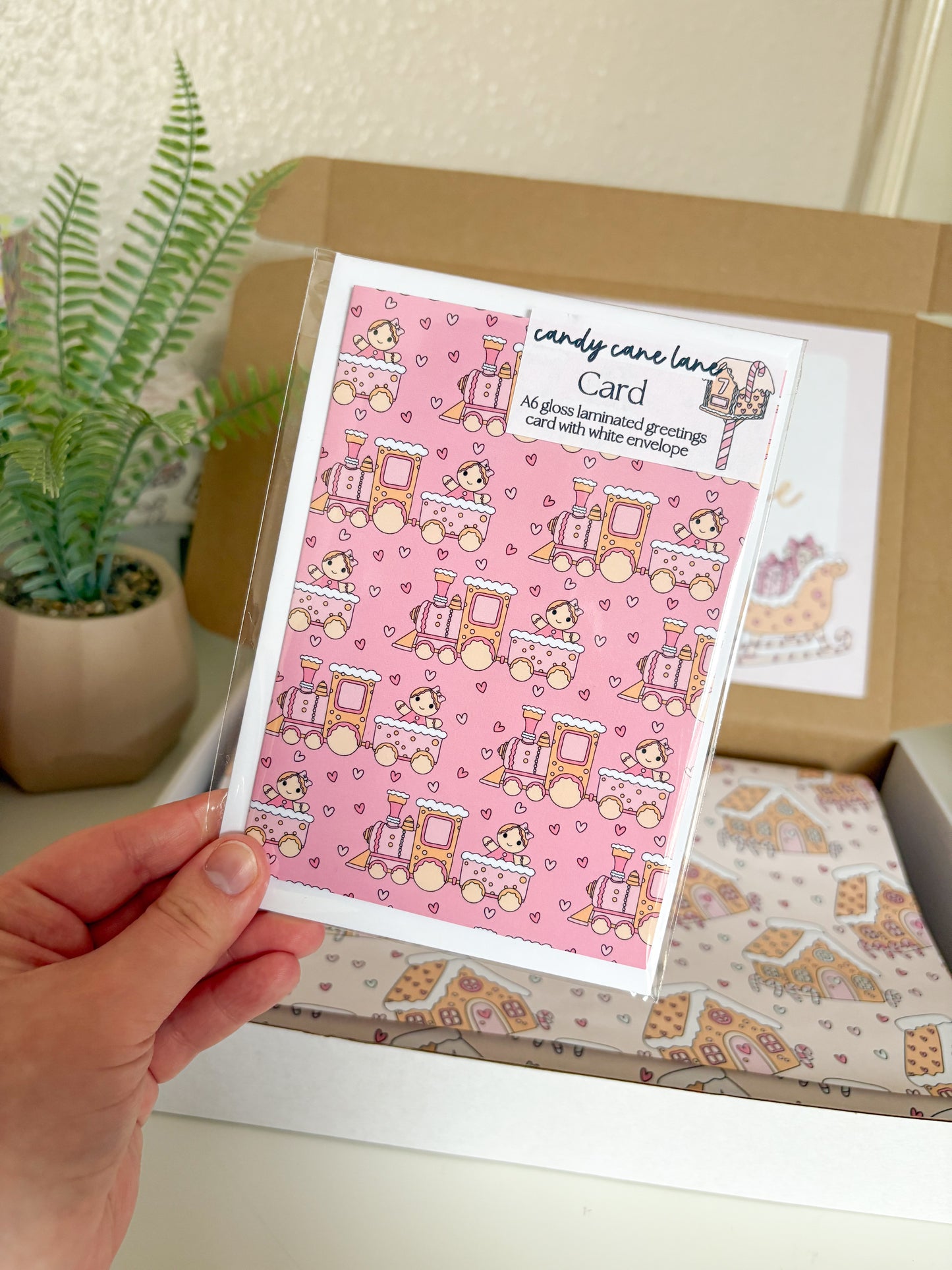 Candy Cane Lane Greeting Card
