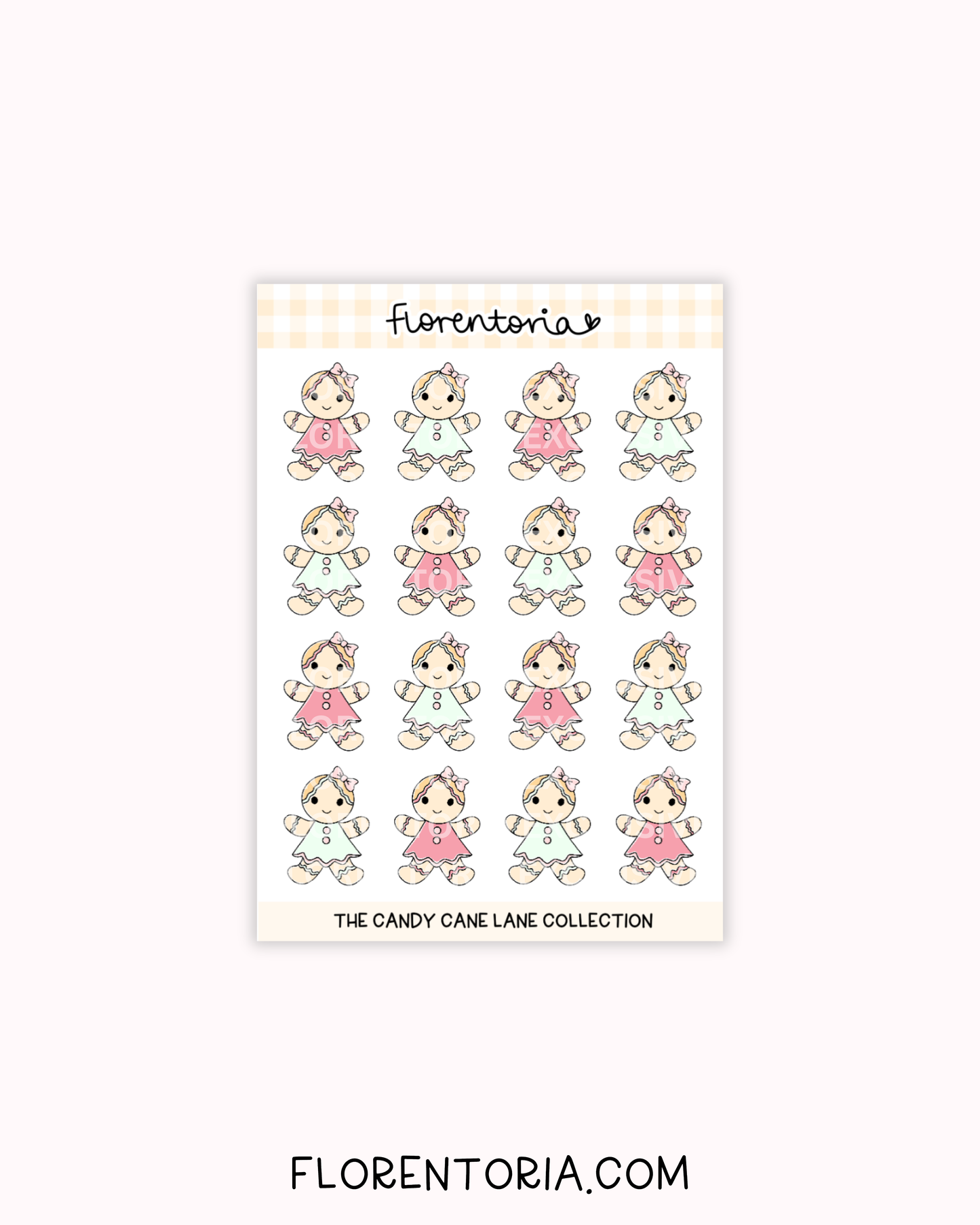 Candy Cane Lane Sticker Sheet