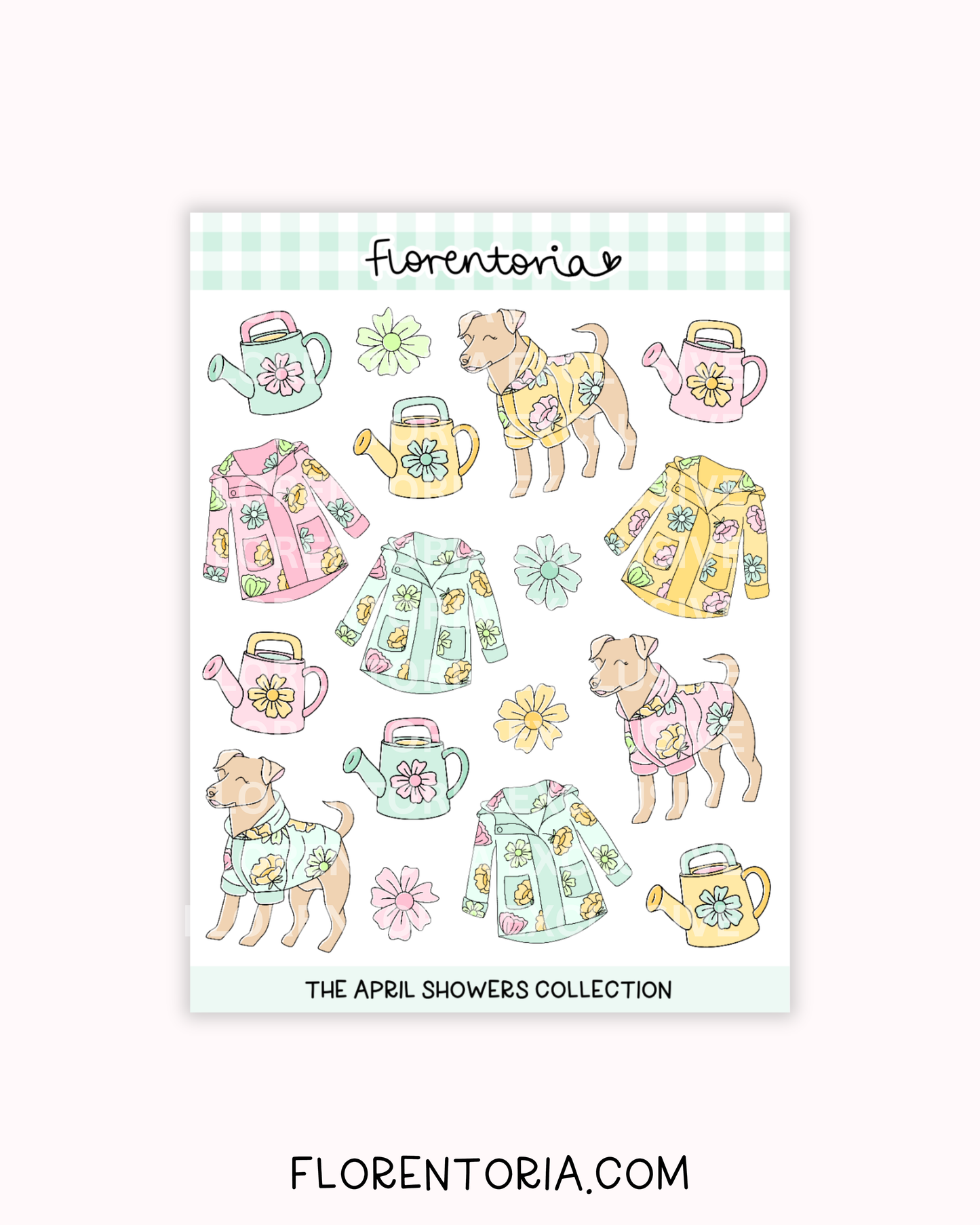 April Showers Sticker Sheet