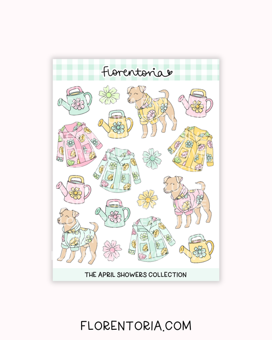 April Showers Sticker Sheet